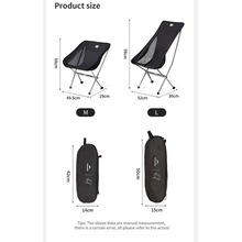 Стілець розкладний NATUREHIKE Stellaluna L04 CNK2450JJ015 L Grey (6975641889496)