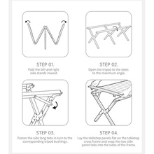 Стол складной Naturehike Star Jane T01 CNK2550JJ018 119х60 см Black (6977465865120)