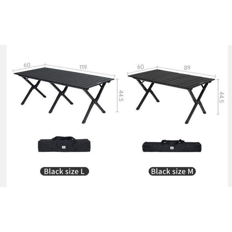 Стол складной Naturehike Star Jane T01 CNK2550JJ018 119х60 см Black (6977465865120) Дополнительно нескользящие накладки на ножках; столешница устойчива к влаге, царапинам и высоким температурам, не впитывает запахи; простая установка без инструментов