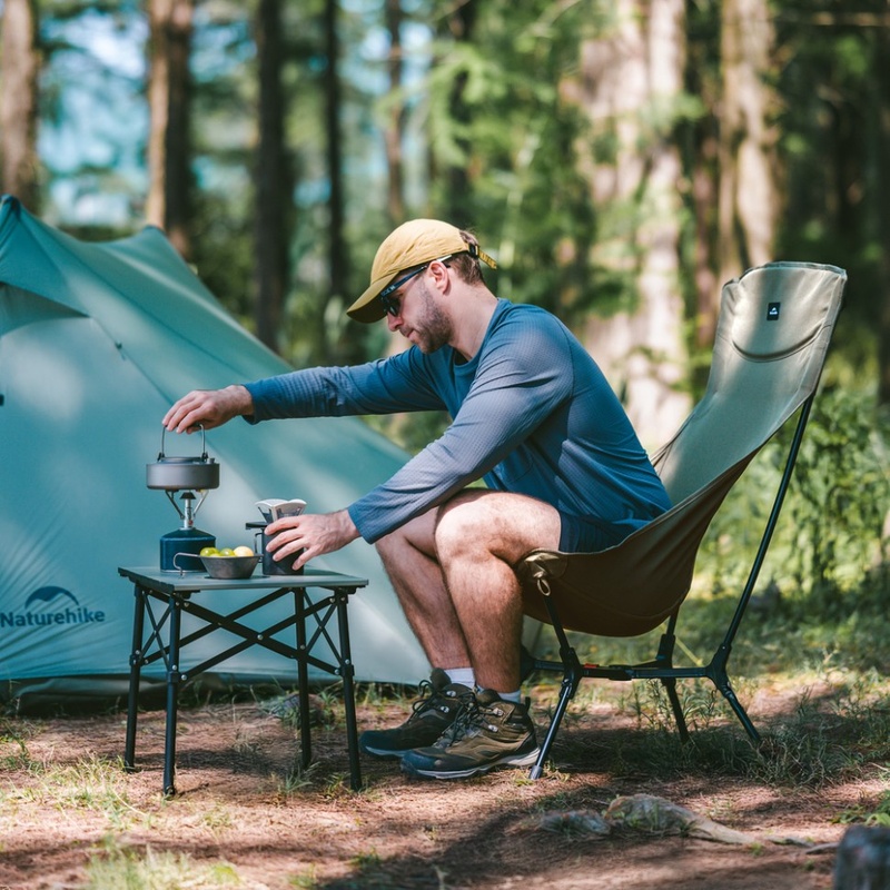 Фото Стул складной Naturehike CNK2550JJ013 Yamami YL01 L Gray (6927595774243)