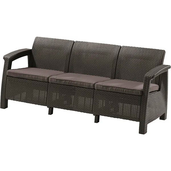 Софа ALLIBERT Corfu Love Seat Max Grey (912093902)