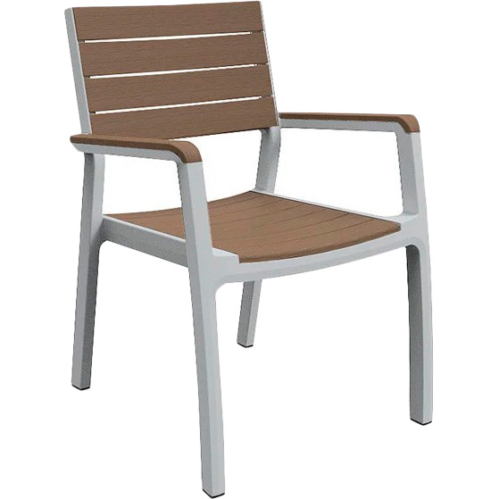 Стілець KETER Harmony armchair White/Beige (17201284)