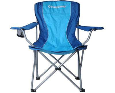 Розкладний стілець KINGCAMP Arms Chairin Steel(KC3818) Blue