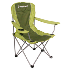 Розкладний стілець KINGCAMP Arms Chairin Steel(KC3818) Green