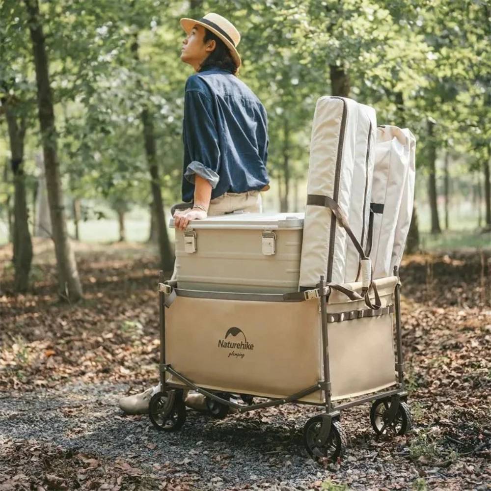 Зовнішній вигляд Складаний візок NATUREHIKE ТС07 CNH22JU014 Бежевий (6927595714591)