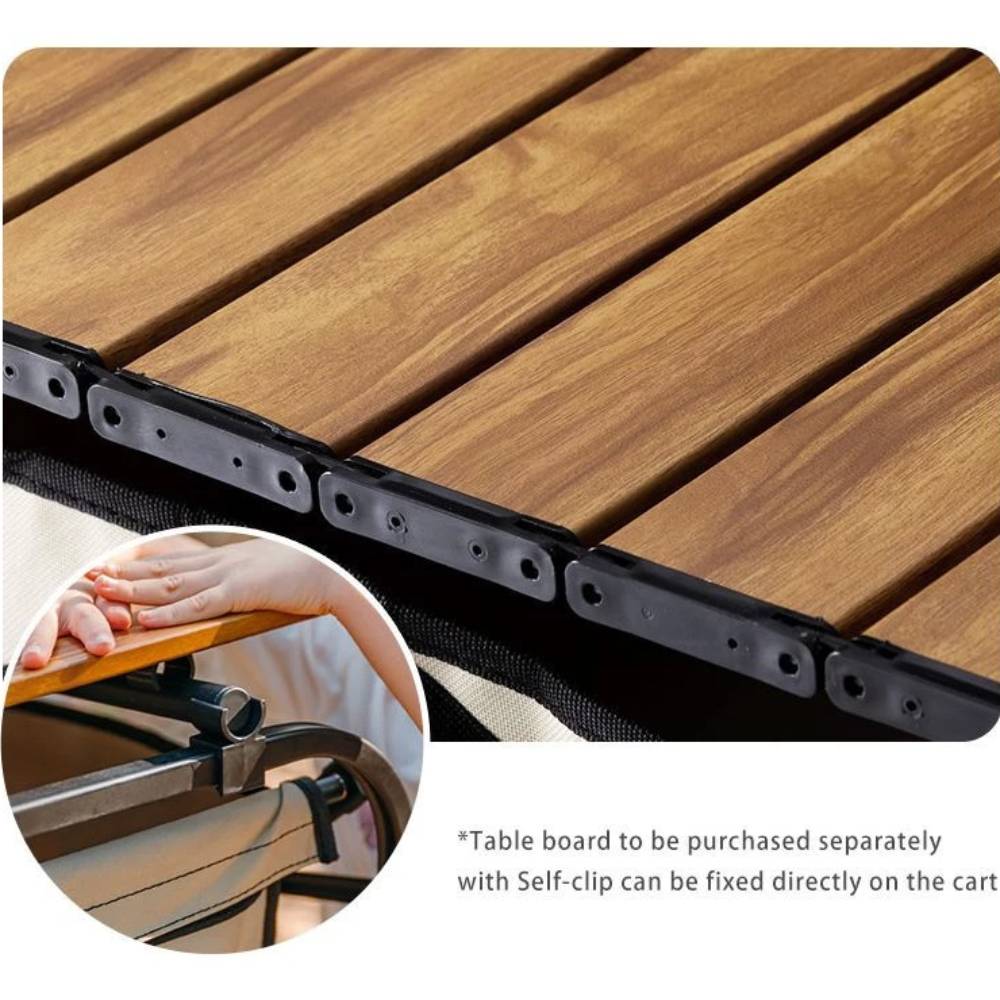 Стільниця для візка NATUREHIKE NH19PJ001 (6927595767931) Матеріал каркасу пластик