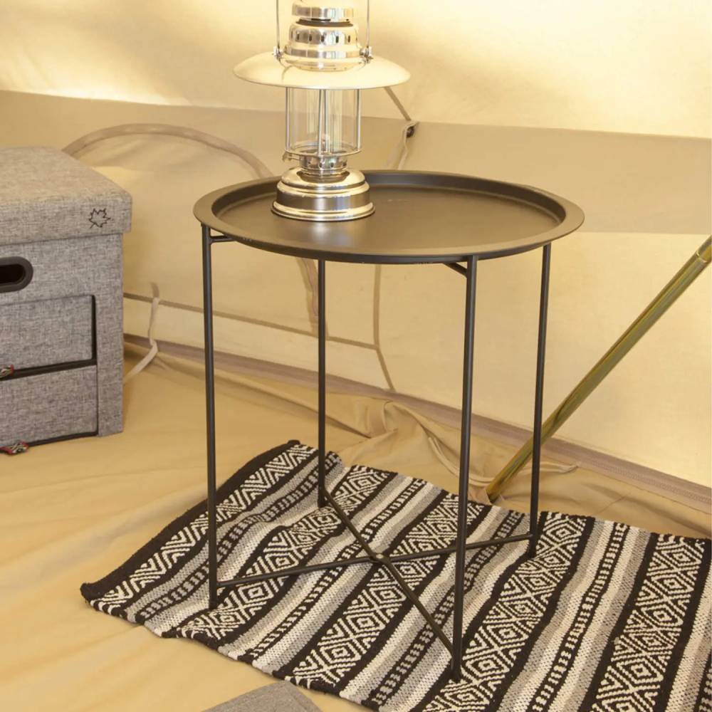Стол BO-CAMP Harlem 40 x 40 см Black (1404325) Нагрузка 25