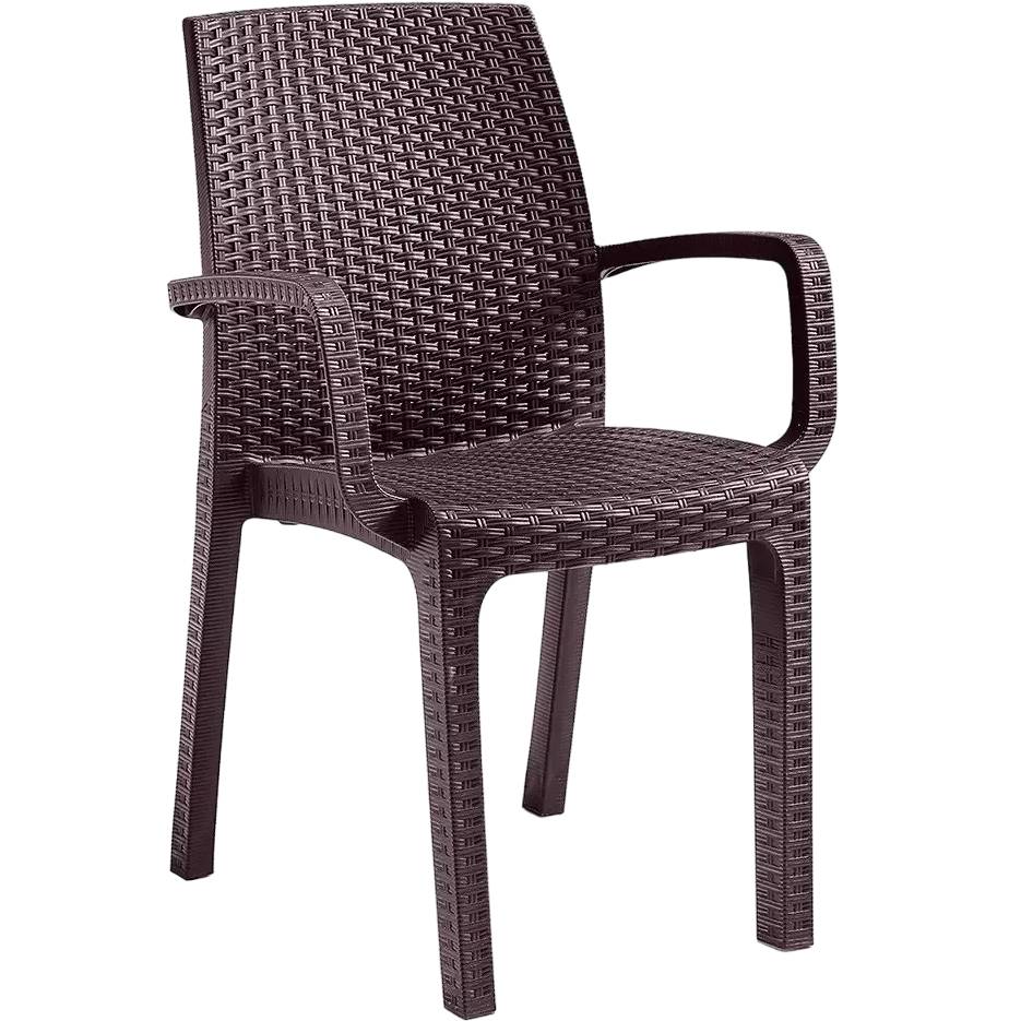 Стул садовый BICA Verona armchair коричневий Стул садовый BICA Verona armchair коричневий