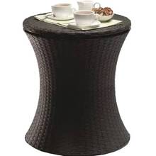 Стіл-трансформер KETER Cool Bar Rattan Коричневий (17194548)