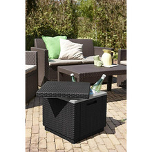 Стол-сундук KETER Ice Cube Grey (17194600)