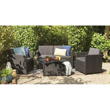 Набор садовой мебели ALLIBERT Monaco set Grey (17200463939)