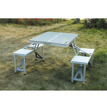 Набор складной мебели KINGCAMP Delux Picnic set(KC3864) Silver