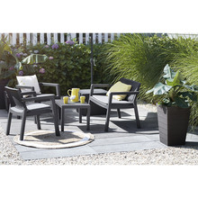Набір садових меблів KETER Emily Patio set з подушками Graphite (17209816)