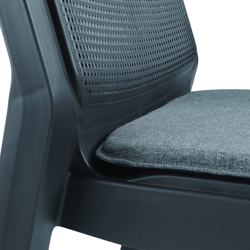 Набір садових меблів KETER Emily Balcony set з подушками Grey (17209814) Матеріал стільниці пластик