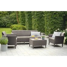 Набір меблів ALLIBERT Salemo 3 seater set Beige (17205990)