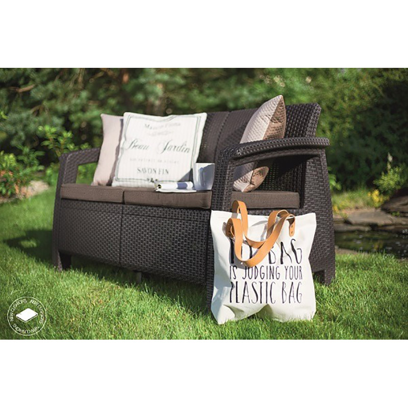 Диван ALLIBERT Corfu love seat max Brown (912059900) Тип диваны