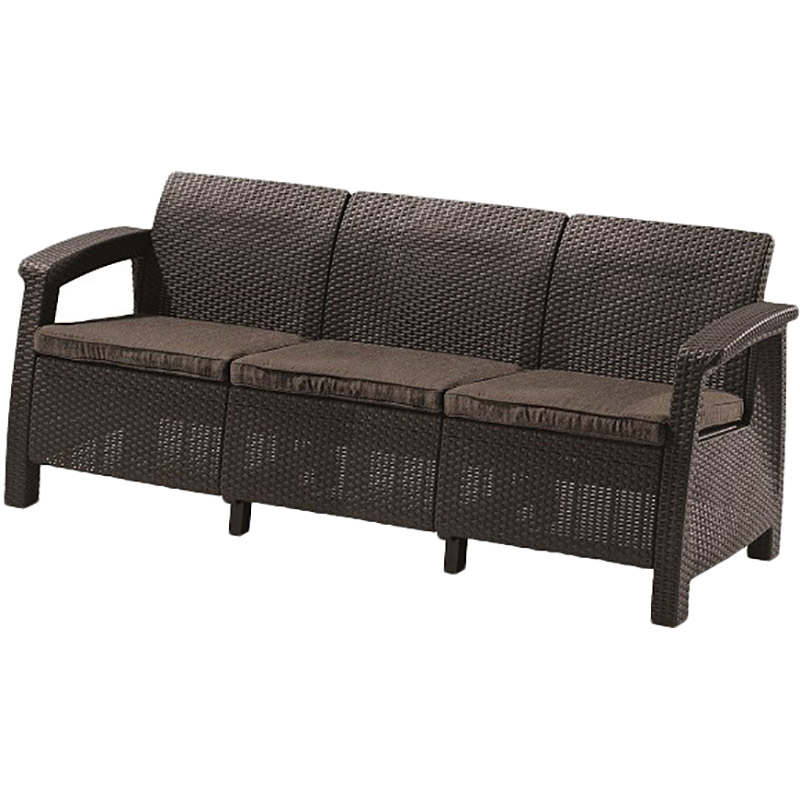 Диван ALLIBERT Corfu love seat max Brown (912059900)