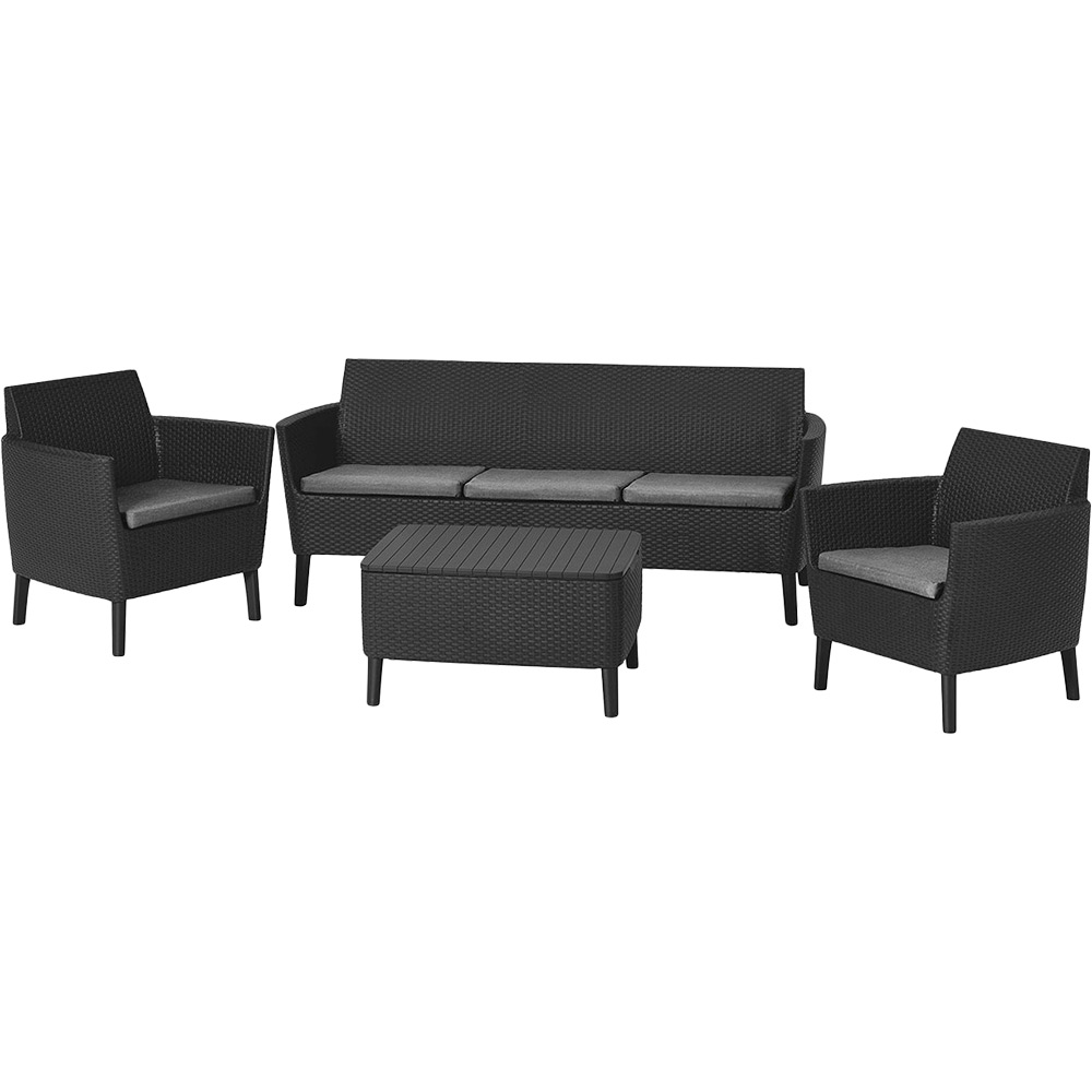 Набір меблів ALLIBERT Salemo 3 seater set Grey (17205990)