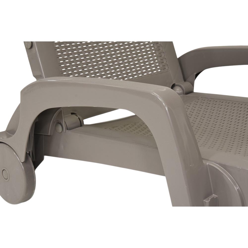 Шезлонг BICA Miami beige-gray (178.1) Тип шезлонги