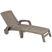 Шезлонг BICA Miami beige-gray (178.1)