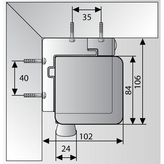 Проекционный экран PROJECTA Compact RF Electrol, MWS (10101096) Можно использовать маркеры False