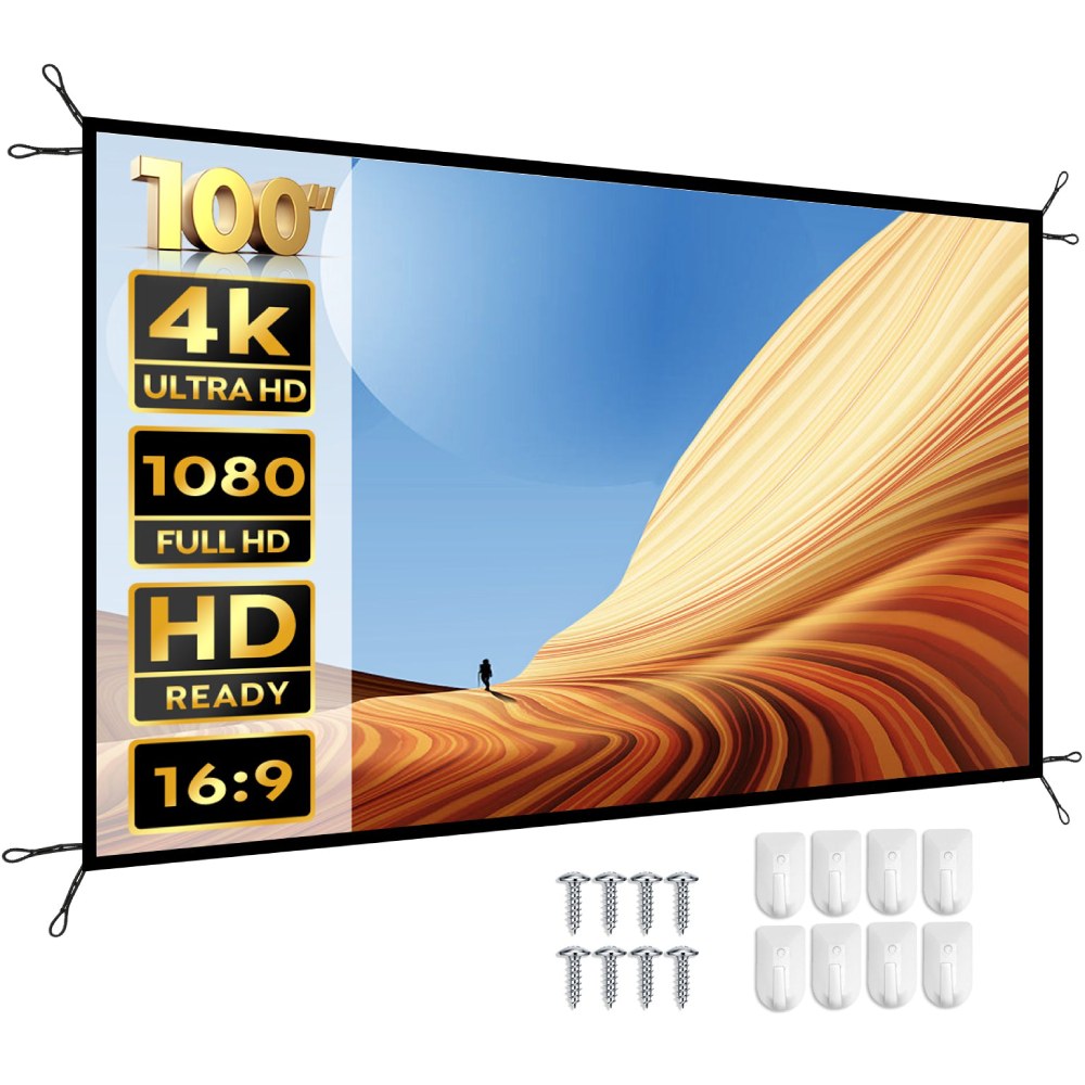 Проекційний екран YABER 100" (Yaber-100Inch-SCREEN) Проекційний екран YABER 100" (Yaber-100Inch-SCREEN) Можна використовувати маркери False