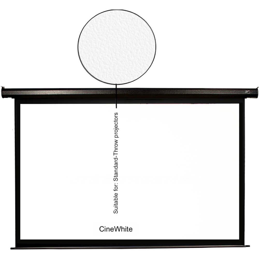 Проекционный экран ELITE SCREENS Electric110H Можно использовать маркеры False