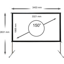 Проекційний екран ELITE SCREENS 150" 16:9 (OMS150H2)