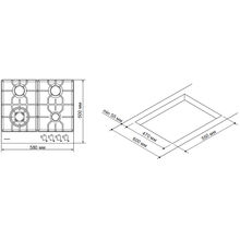 Варильна поверхня PYRAMIDA PFE 643 Black Luxe