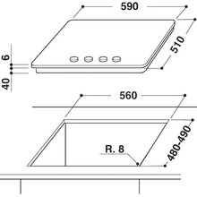 Варочная поверхность WHIRLPOOL GOS 6413/NB