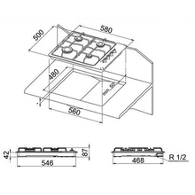 Варочная поверхность LIBERTY SD6XG (148) X