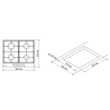 Варочная поверхность PYRAMIDA PFX 644 SI INOX