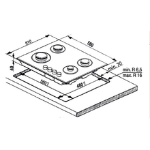 Варильна поверхня INDESIT THP 642 IX/I EE (F101205)