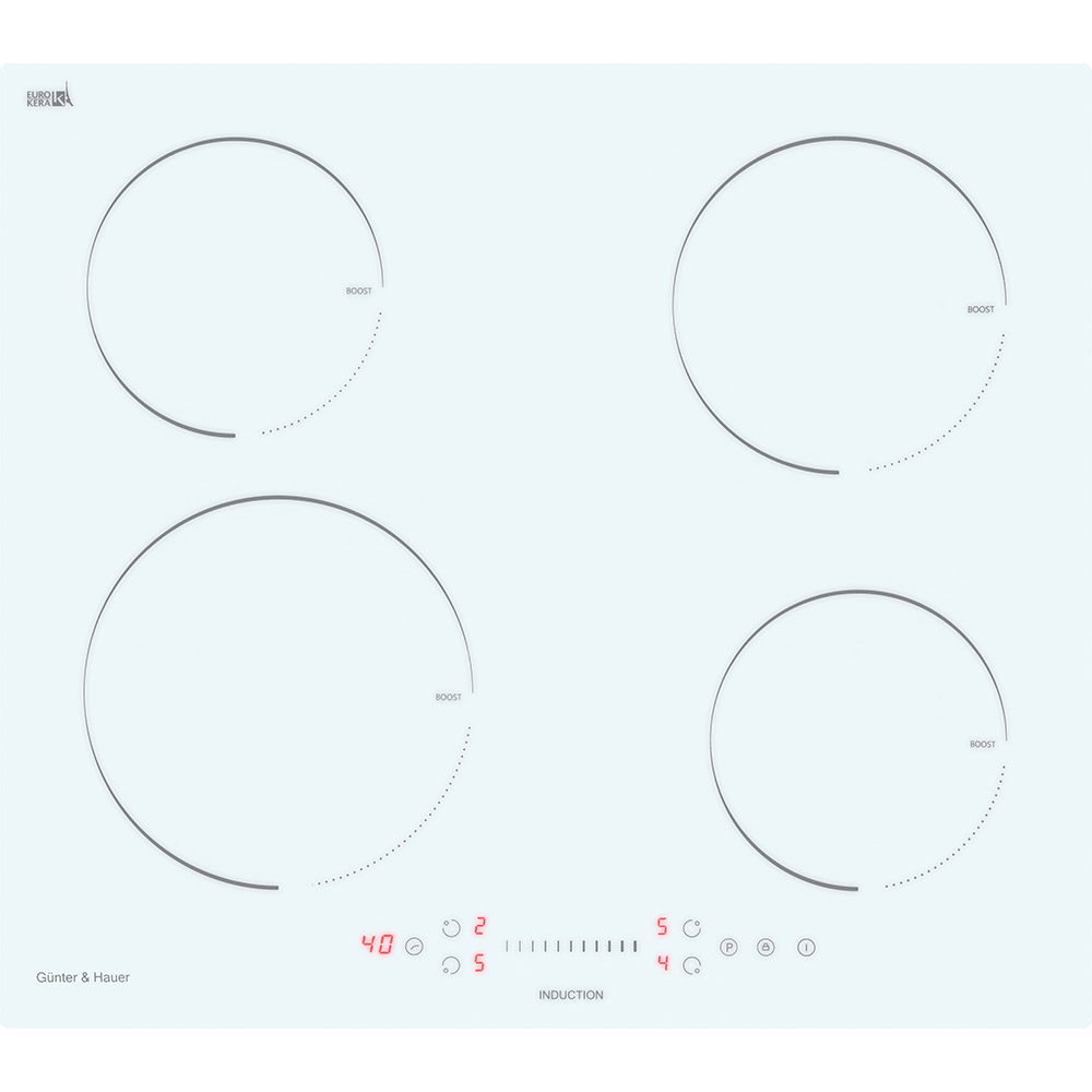 Варильна поверхня GUNTER & HAUER I 6 FW Тип поверхні індукційна