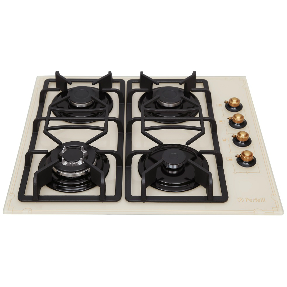 Варочная поверхность PERFELLI HGG 61724 IV ANTIQUE Тип поверхности газовая