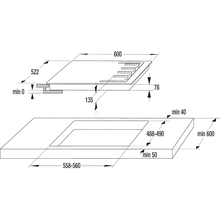 Варильна поверхня GORENJE GT6D41B (BG6BA-G0B)