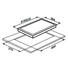 Варочная поверхность LIBERTY PG3121BG-CCB (453)