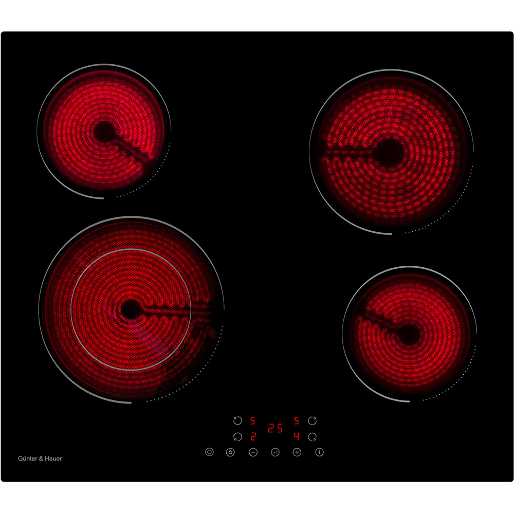 Варочная поверхность GUNTER & HAUER CER 641 Электроконфорки 4