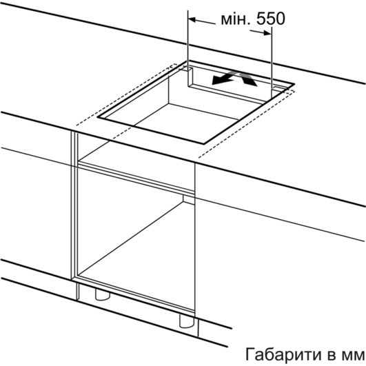 Варильна поверхня BOSCH PUE645BB2E Колір чорний