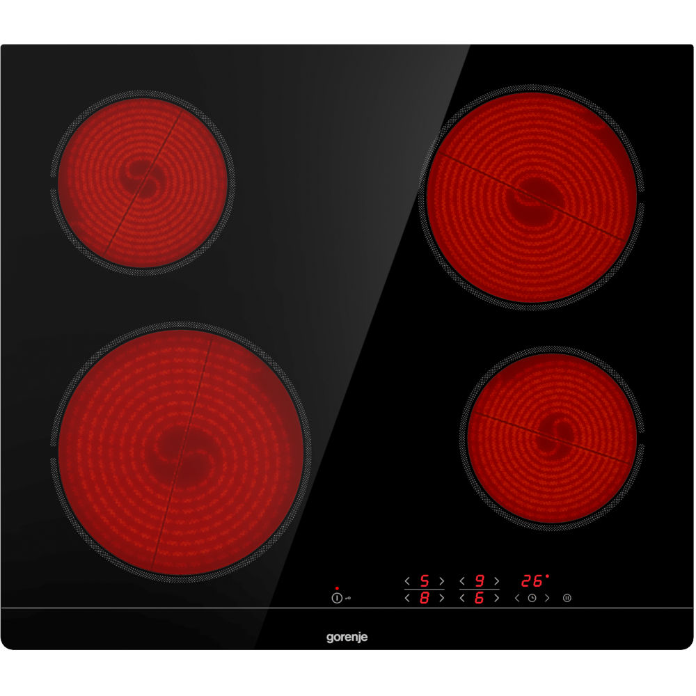 Варильна поверхня GORENJE ECT 641 BSC (BR6AF-T0) Тип поверхні електрична
