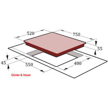 Варочная поверхность GUNTER & HAUER GL 745