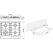 Варочная поверхность ELEYUS LINDA 60 WH CTF