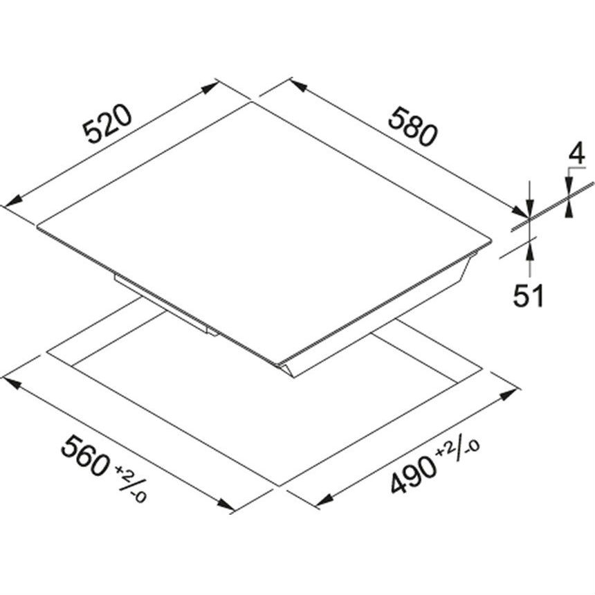 Варочная поверхность FRANKE FHSM 604 4I WH (108.0495.507) Тип поверхности индукционная