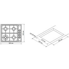 Варочная поверхность PYRAMIDA PSE 643 BL