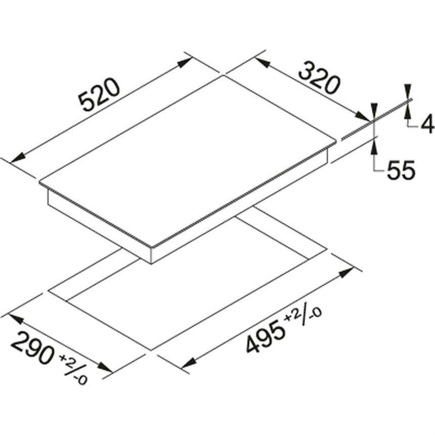 Варочная поверхность FRANKE FHSM 302 2I (108.0492.719) Тип поверхности индукционная