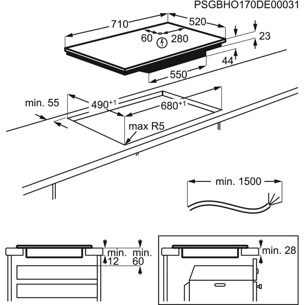 Покупка Варочная поверхность ELECTROLUX EIS7548