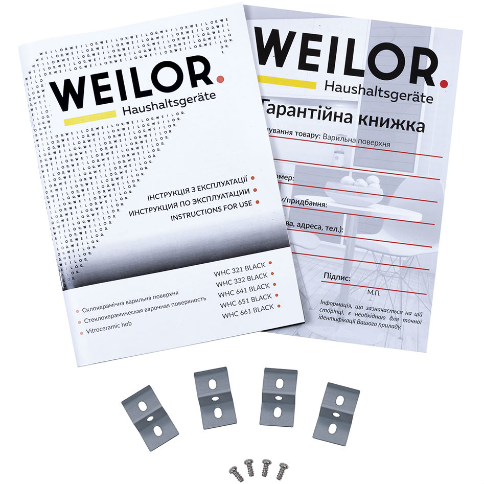 Фото Варочная поверхность WEILOR WHC 321 BLACK