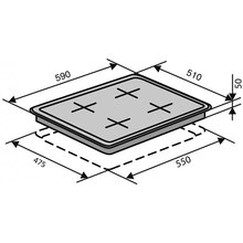 Варочная поверхность VENTOLUX HG C7G CEST (BK)