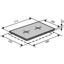 Варочная поверхность VENTOLUX HSF320G CEST (WH) 3