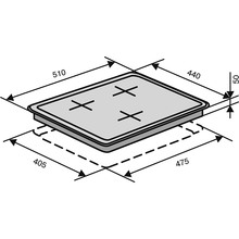 Варильна поверхня VENTOLUX HSF430-S3G CS (BK)